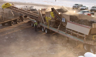 Portable Dry Re-Screen Plant